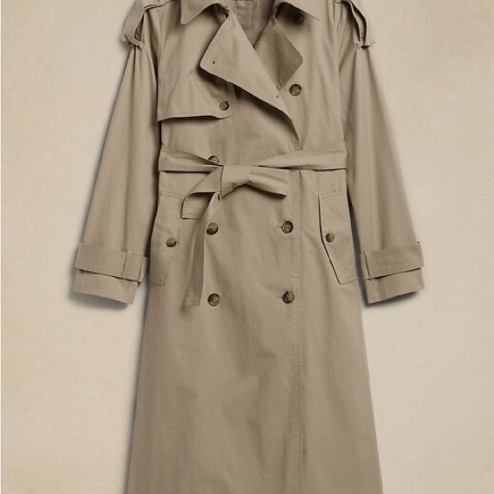 Banana Republic Tan Trench Coat